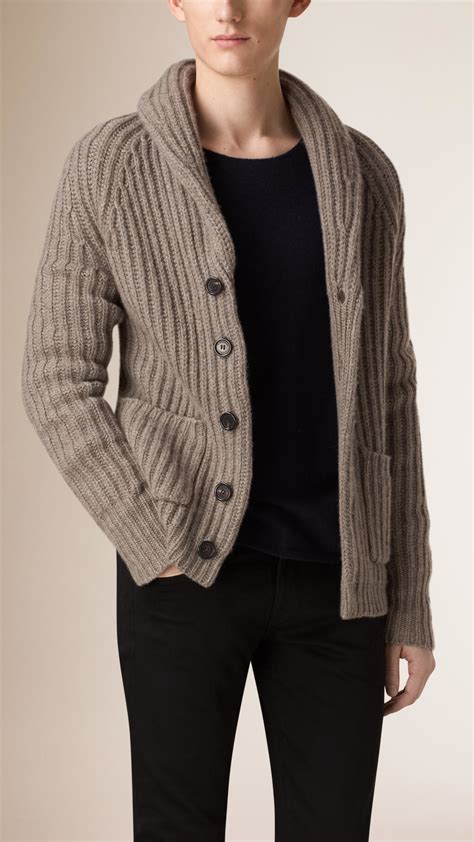 burberry brit cardigan mens|burberry cashmere cardigan.